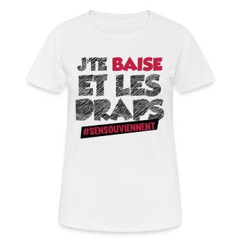 punchline zoo kaaris - T-shirt respirant Femme - blanc - Devant - AI Model Female 172 dark (172cm)