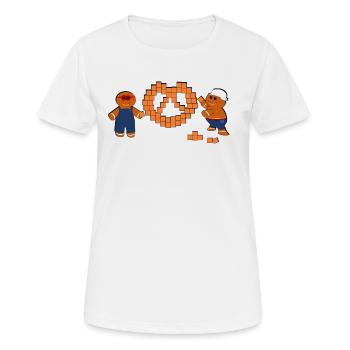 Alsace BTP Pretzel - Women's Breathable T-Shirt - white - Front - AI Model Female 172 dark (172cm)