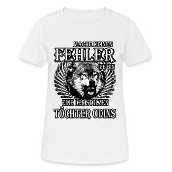 Töchter Odins - Frauen T-Shirt atmungsaktiv - Weiß - Vorne - AI Model Female 172 dark (172cm)