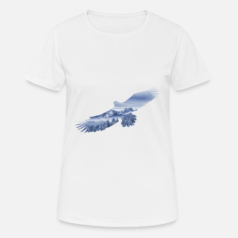 Soar like at Eagle - Women's Breathable T-Shirt - white