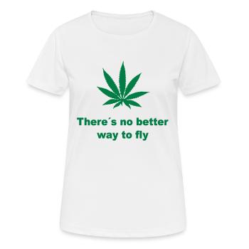 Marihuana - Women's Breathable T-Shirt - white - Front - AI Model Female 172 dark (172cm)