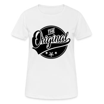The Original - Das Original - The Remix - Familie - Frauen T-Shirt atmungsaktiv - Weiß - Vorne - AI Model Female 172 dark (172cm)
