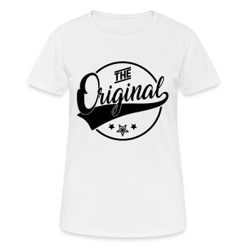 The Original - Das Original - The Remix - Familie - Frauen T-Shirt atmungsaktiv - Weiß - Vorne - AI Model Female 172 dark (172cm)