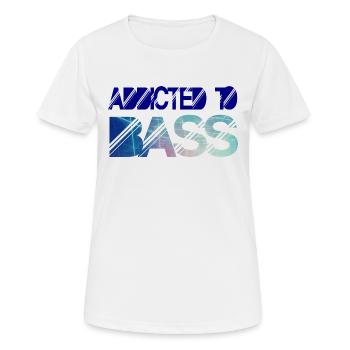 Addicted to bass - Women's Breathable T-Shirt - white - Front - AI Model Female 172 dark (172cm)