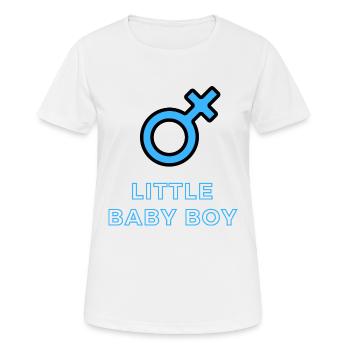 Baby Announcement Pregnancy - Boy - Surprise - Women's Breathable T-Shirt - white - Front - AI Model Female 172 dark (172cm)
