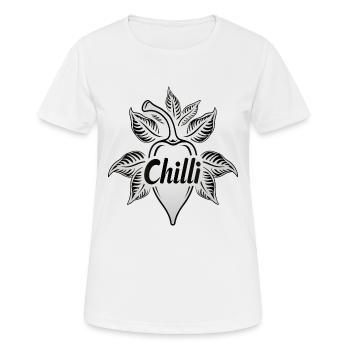 be Chilli - Women's Breathable T-Shirt - white - Front - AI Model Female 172 dark (172cm)