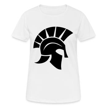 Sparta Guerrier Spartan - T-shirt respirant Femme - blanc - Devant - AI Model Female 172 dark (172cm)