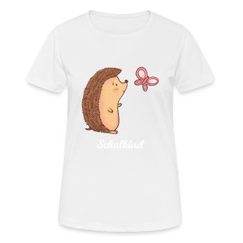 Cadeau de jour d'école de formation d'écolier - T-shirt respirant Femme - blanc - Devant - AI Model Female 172 dark (172cm)