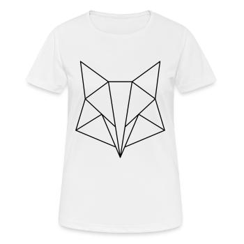 Fox Fox Animal Minimal - Women's Breathable T-Shirt - white - Front - AI Model Female 172 dark (172cm)