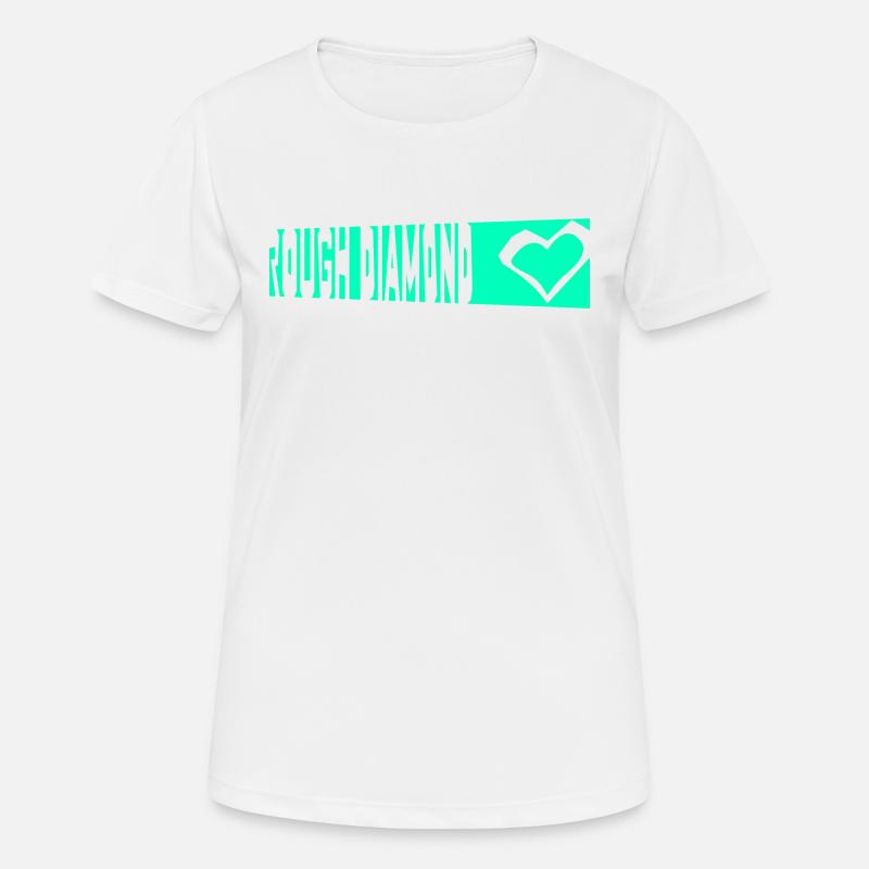 DIAMOND - Women's Breathable T-Shirt - white