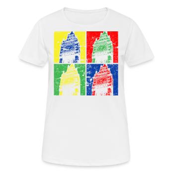Big Ben Vintage - T-shirt respirant Femme - blanc - Devant - AI Model Female 172 dark (172cm)