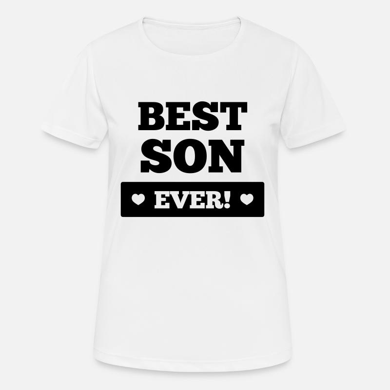 Best son ever - Women's Breathable T-Shirt - white