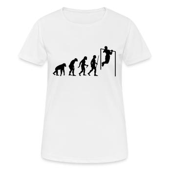 Evolution Pull Up - T-shirt respirant Femme - blanc - Devant - AI Model Female 172 dark (172cm)