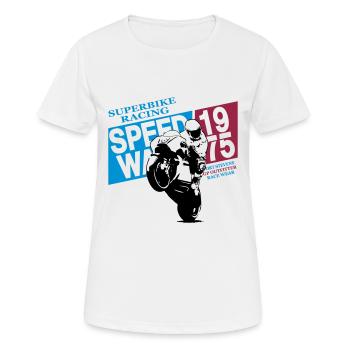 Moto-GP Racing - Women's Breathable T-Shirt - white - Front - AI Model Female 172 dark (172cm)