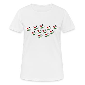 palestina - Women's Breathable T-Shirt - white - Front - AI Model Female 172 dark (172cm)