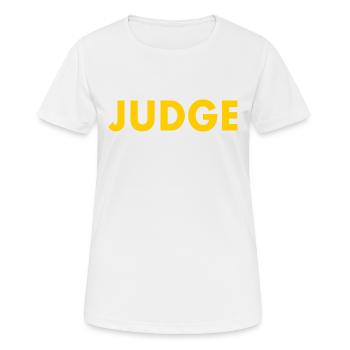 Judge - Women's Breathable T-Shirt - white - Front - AI Model Female 172 dark (172cm)