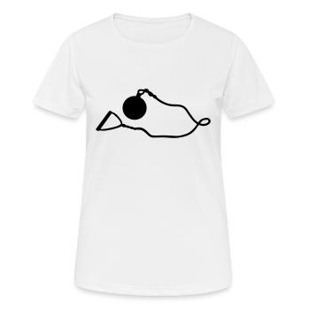 Hammer throw - Women's Breathable T-Shirt - white - Front - AI Model Female 172 dark (172cm)