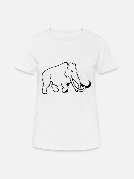 Mammut - Frauen T-Shirt atmungsaktiv - Weiß