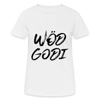 Wöd Godi Tolle Godi Taufpatin Österreich Sprüche - Frauen T-Shirt atmungsaktiv - Weiß - Vorne - AI Model Female 172 dark (172cm)