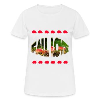 herbst 59 - Frauen T-Shirt atmungsaktiv - Weiß - Vorne - AI Model Female 172 dark (172cm)