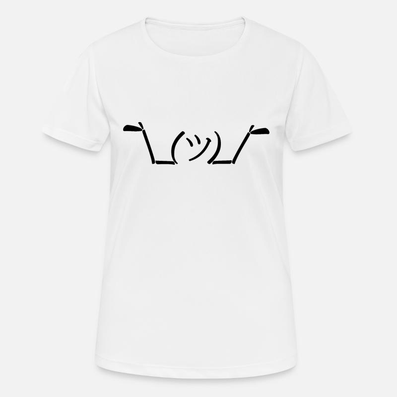 Shrugs Memes - Women's Breathable T-Shirt - white