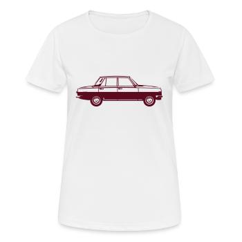 Wartburg 353 - T-shirt respirant Femme - blanc - Devant - AI Model Female 172 dark (172cm)
