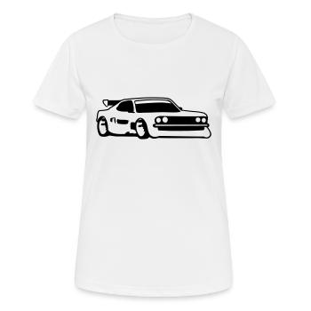 Rennauto Tuning Car - Frauen T-Shirt atmungsaktiv - Weiß - Vorne - AI Model Female 172 dark (172cm)