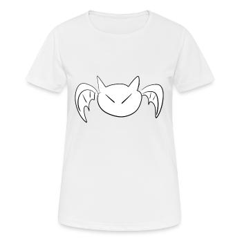 bat wings common evil symbol simply - Women's Breathable T-Shirt - white - Front - AI Model Female 172 dark (172cm)