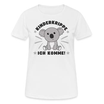 Nursery I'm Coming Nursery Child Koala - Women's Breathable T-Shirt - white - Front - AI Model Female 172 dark (172cm)