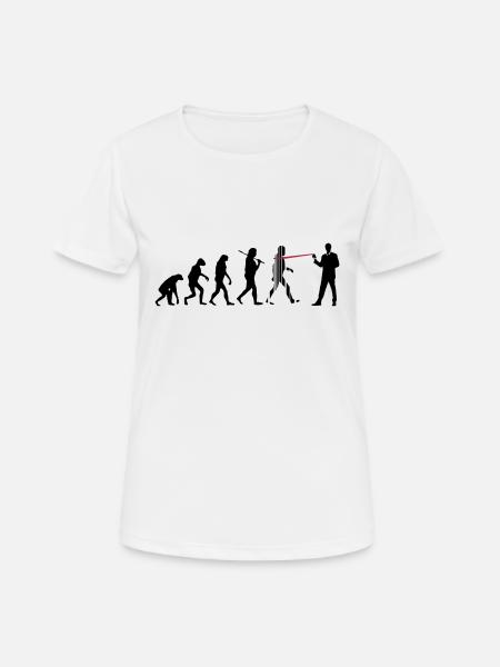 evolution nsa - Women's Breathable T-Shirt - white