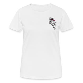 Astronaut - Frauen T-Shirt atmungsaktiv - Weiß - Vorne - AI Model Female 172 dark (172cm)