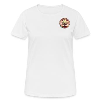 Occupe toi d'tes oignons - T-shirt respirant Femme - blanc - Devant - AI Model Female 172 dark (172cm)