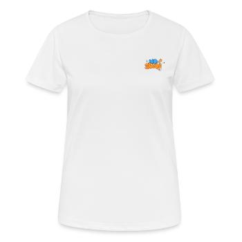 T-shirt No Smoke Logo - T-shirt respirant Femme - blanc - Devant - AI Model Female 172 dark (172cm)