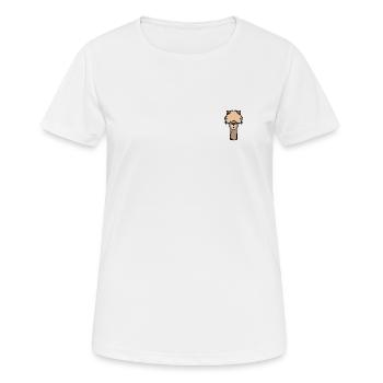 Alpaca - Frauen T-Shirt atmungsaktiv - Weiß - Vorne - AI Model Female 172 dark (172cm)