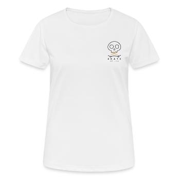 Skate or die - Women's Breathable T-Shirt - white - Front - AI Model Female 172 dark (172cm)