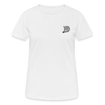 Kleiner Lemur - Frauen T-Shirt atmungsaktiv - Weiß - Vorne - AI Model Female 172 dark (172cm)