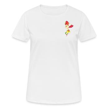 Edeldame 2 - Frauen T-Shirt atmungsaktiv - Weiß - Vorne - AI Model Female 172 dark (172cm)