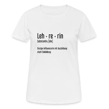 Teacher role model influencer school lessons - Women's Breathable T-Shirt - white - Front - AI Model Female 172 dark (172cm)