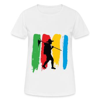 Pfadfinder - Pfadfinder - Frauen T-Shirt atmungsaktiv - Weiß - Vorne - AI Model Female 172 dark (172cm)