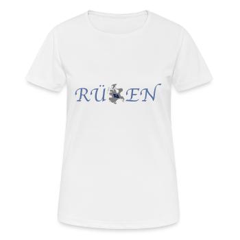 réprimander - T-shirt respirant Femme - blanc - Devant - AI Model Female 172 dark (172cm)