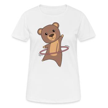 Bären die hullern Sport süße Tiere Bär - Women's Breathable T-Shirt - white - Front - AI Model Female 172 dark (172cm)