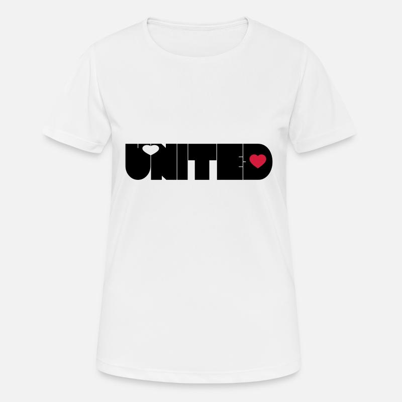 UNITED - Women's Breathable T-Shirt - white