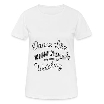 Dance Gift Dancing Dance Tango - Women's Breathable T-Shirt - white - Front - AI Model Female 172 dark (172cm)