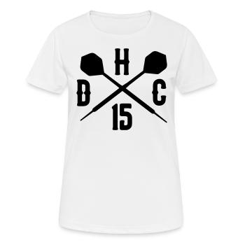 Havanna Dartclub Emblem - Frauen T-Shirt atmungsaktiv - Weiß - Vorne - AI Model Female 172 dark (172cm)