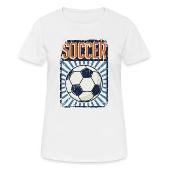 Soccer Fußball Goal Keeper Futbol Trainer Soccer - Women's Breathable T-Shirt - white - Front - AI Model Female 172 dark (172cm)