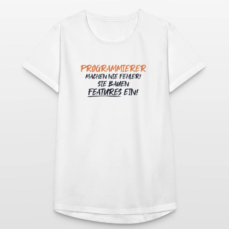 Programmierer Bauen Features Developer Coder Frauen T-Shirt atmungsaktiv