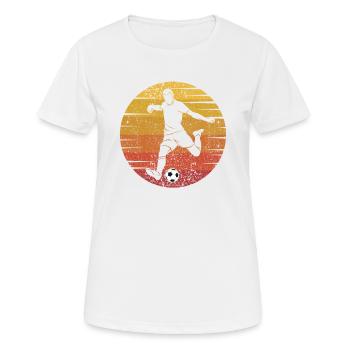 Fußball Goal Keeper Futbol Trainer Soccer - Women's Breathable T-Shirt - white - Front - AI Model Female 172 dark (172cm)
