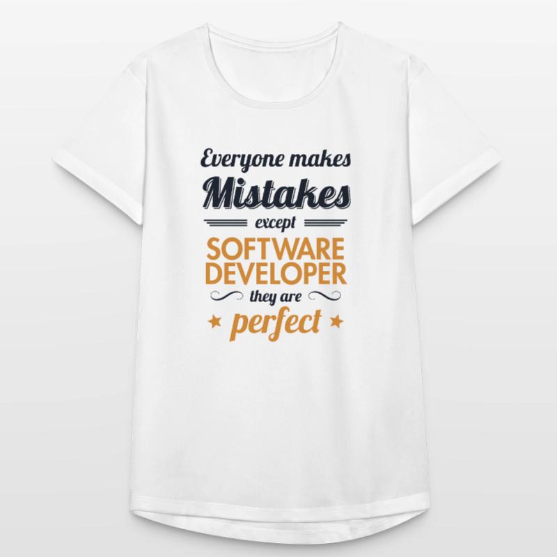Software Developer are Perfect Developer Coder Frauen T-Shirt atmungsaktiv
