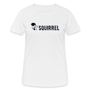 Écureuil Écureuil gris Écureuil écureuil - T-shirt respirant Femme - blanc - Devant - AI Model Female 172 dark (172cm)