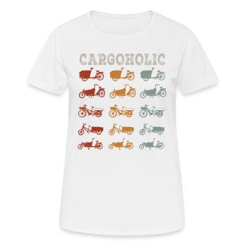 Cargoholic Cargo Bike Cargo Bike - Women's Breathable T-Shirt - white - Front - AI Model Female 172 dark (172cm)